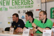 Rallye Český Krumlov: Tisková konference před startem